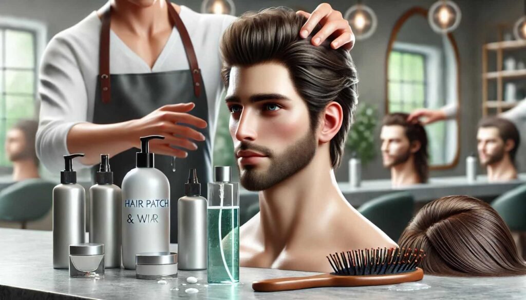 Hair Patch & Wig Care for Men – Cleaning and Styling Tips.